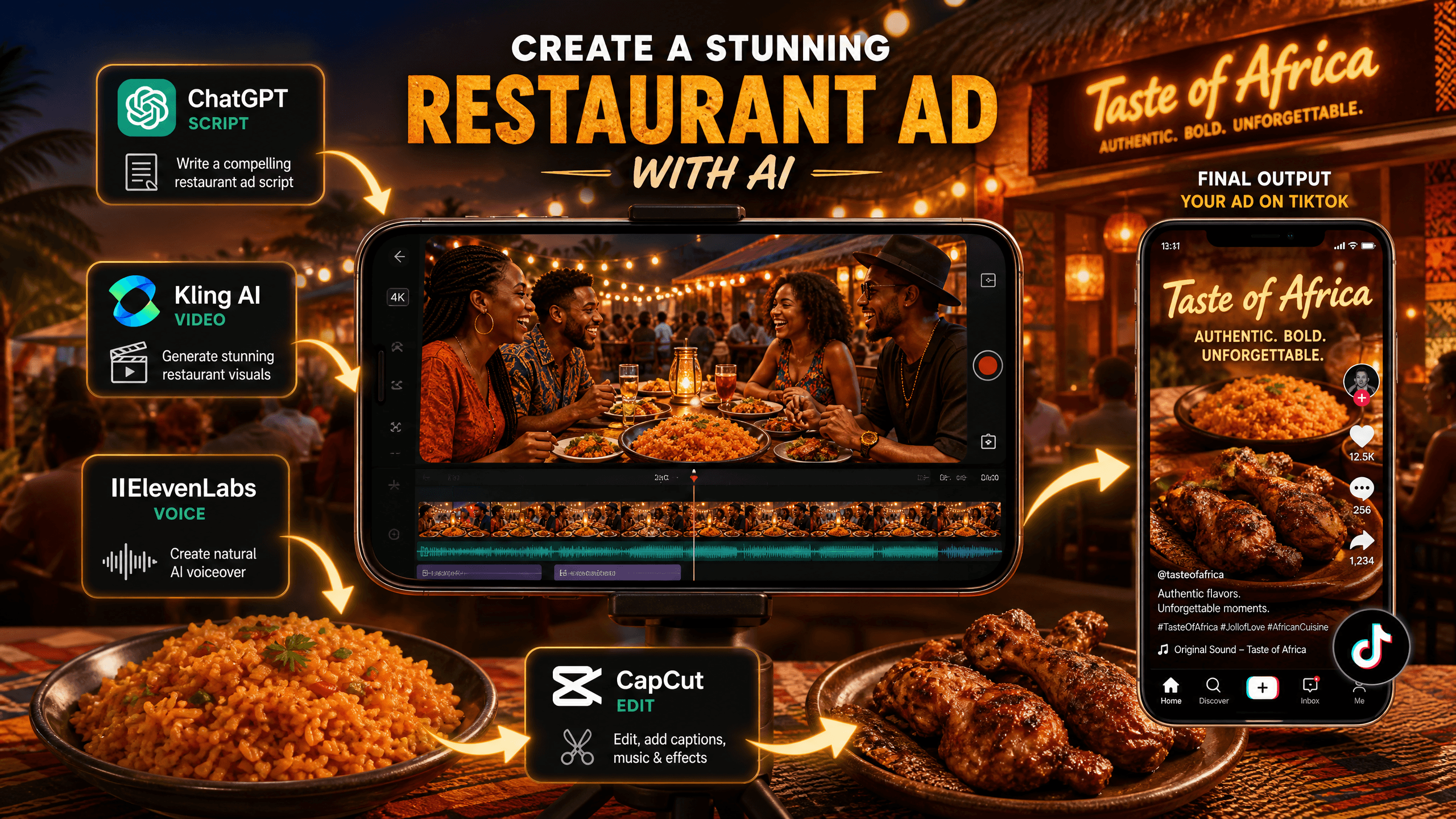 Complete Restaurant Advertisement